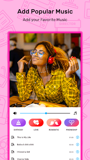 Video maker with photo & music Screen 3
