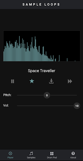 Android application Sample Loops screenshort