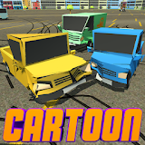 Craft Cube Car Realistic Crash icon