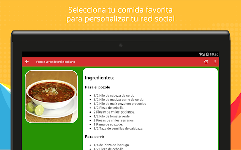 Screenshot 10 Comidas Mexicanas android
