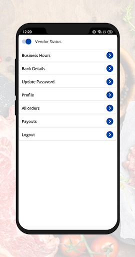 Tizola Vendor Screen 2