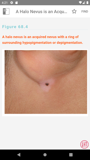 Screenshot of Pediatric Dermatology from AAP
