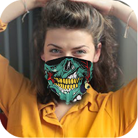 Ghost Face Mask Cagoule stickers Photo Editor