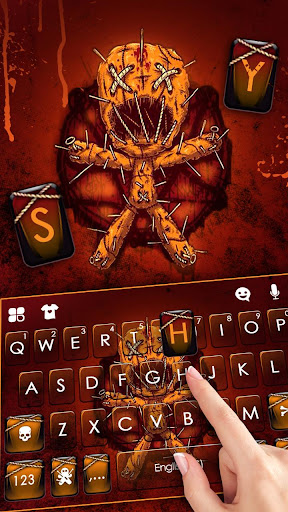 Voodoo Doll Keyboard Theme Screen 2