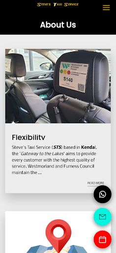 Android application Steve's Taxi Service - Kendal screenshort