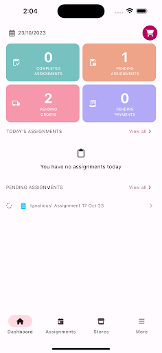 XpressDOTS Screen 2
