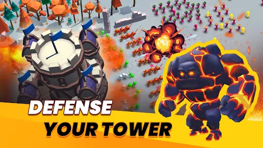 Stick Defense Clash: Tower War