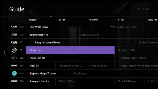 Screenshot of Rainier Connect Stream TV