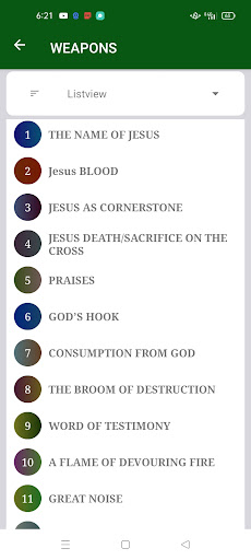 40 Prayer Weapons Pro Screen 2
