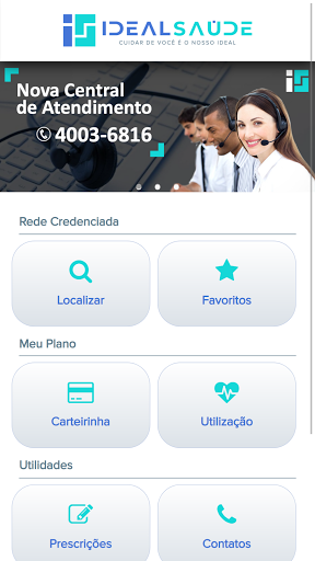 Android application Ideal Saúde screenshort