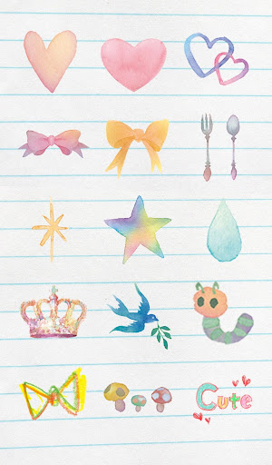 Stamp: Water Color & Pencils Screenshot