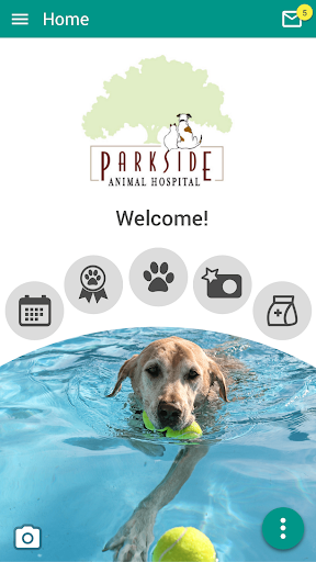 Android application Parkside Pets screenshort