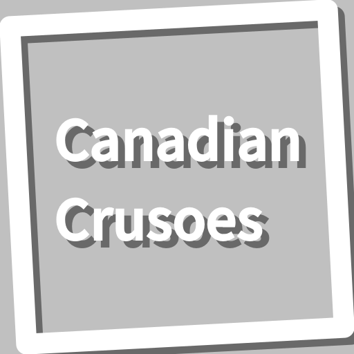 Book, Canadian Crusoes logo