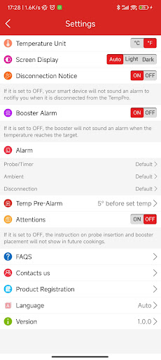 TempPro Screen 3