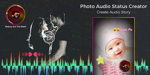 Android application Audio Story & Status Maker App screenshort