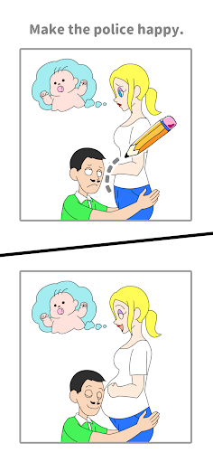 Draw Happy Police - Draw Games - Screenshot 4