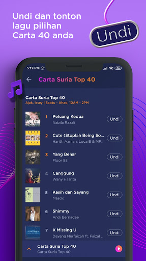 Android application Suria Malaysia screenshort