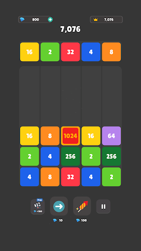 2048 Number Blocks Game Screen 3