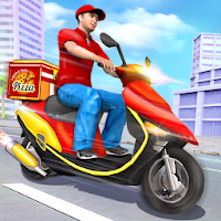 Delivery Pizza Boy: Motobike Transport Game 2021