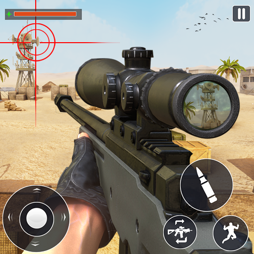 Desert Sniper Shooting 3D logo