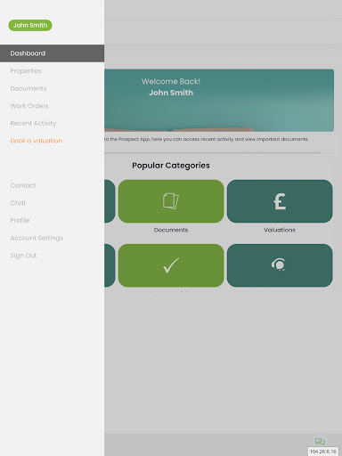 Prospect App Screen 3