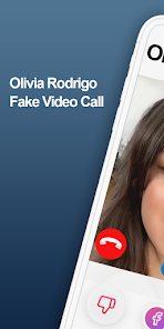 Captura de Pantalla 5 Olivia rodrigo fake video call android