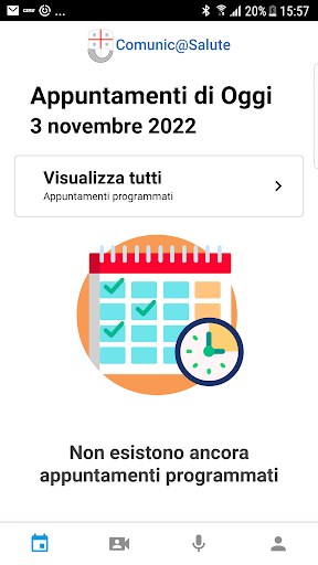 Android application ComunicaSalute screenshort