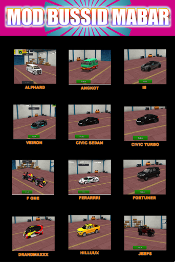 MOD BUSSID FOR MABAR ( Mobil,T Screen 2