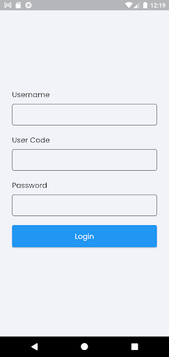 Android application Order Manager screenshort