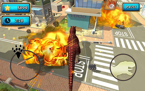 Dinosaur Simulator 2 Dino City MOD APK (Premium/Unlocked) screenshots 1