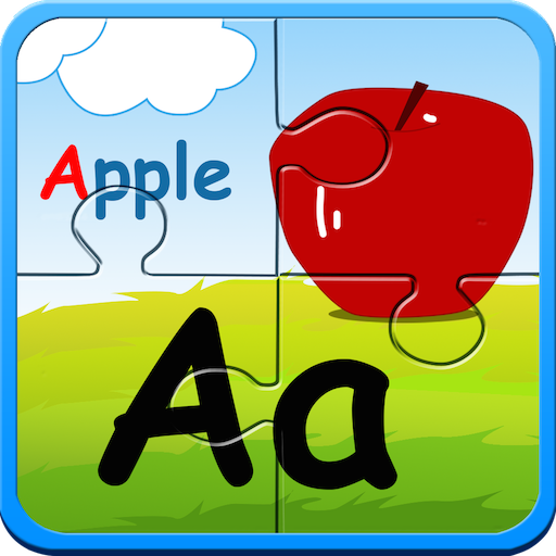 Alphabet jigsaw puzzle game