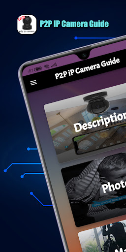 Android application P2P IP Camera Guide screenshort