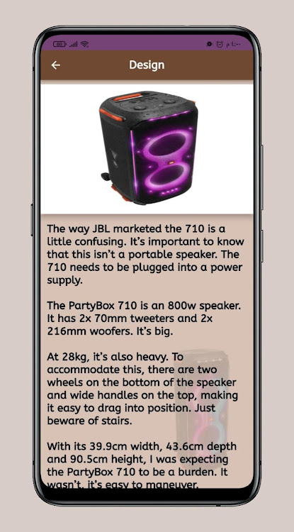 JBL Partybox 710 - 2 - (Android)