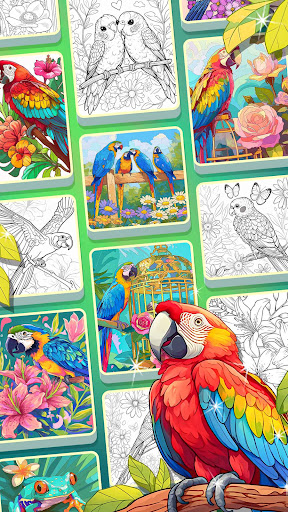 Animal coloring book kids game screenshot 4