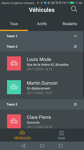 Android application Integrix® Always-On screenshort