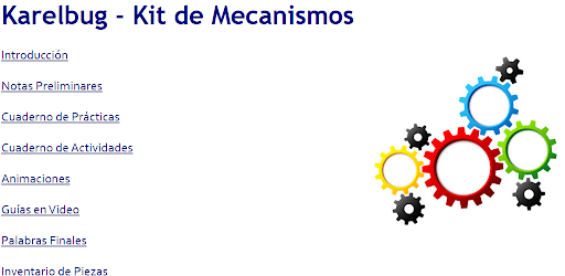 Android application Karelbug - Kit de Mecanismos screenshort