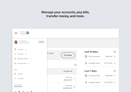 Screenshot 15 Family Trust Mobile Banking android