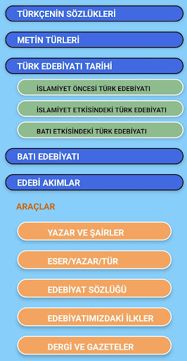 Android application AYT Türk Edebiyatı screenshort