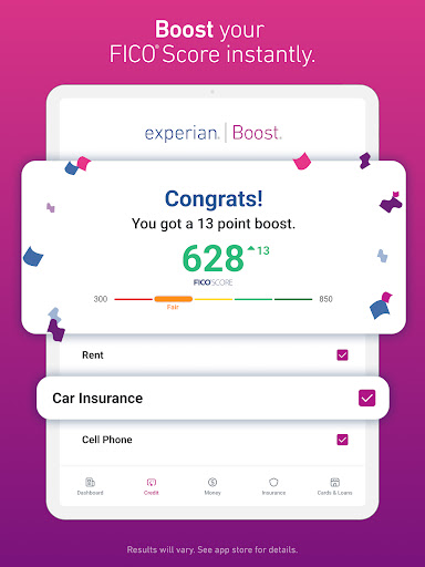 Screenshot of Experian