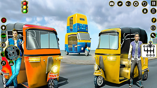 City Rickshaw: Simulator Games