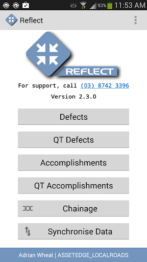 Android application Civica Asset Edge Reflect screenshort