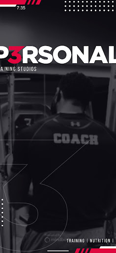 Android application P3RSONAL TRAINING screenshort