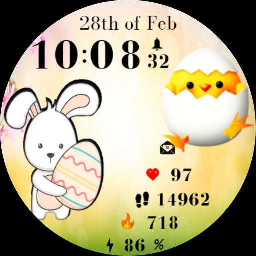 Happy Easter & Valentine Day logo