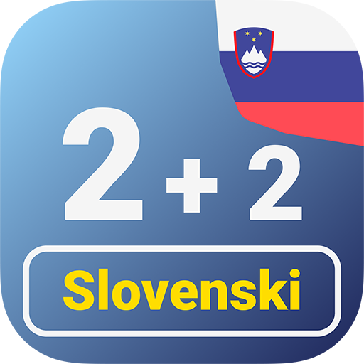 Numbers in Slovene language logo