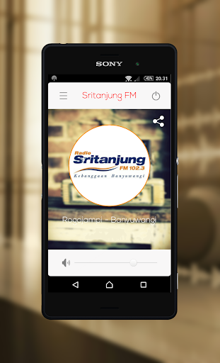 Android application Radio Sritanjung FM - Rogojamp screenshort