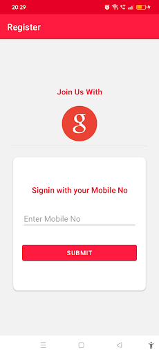 Android application Home Made Cake - Order Online screenshort