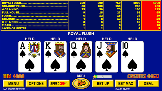 Video Poker - Classic Casino Games Offline 1.7.4 screenshots 12