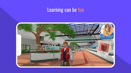 Android application Playlang: real-life English screenshort