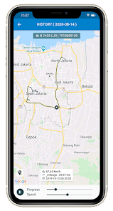 Flutter UI Kit - GPS Tracking