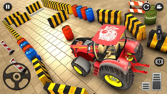 Тракторная парковка игра 3D